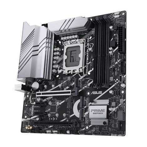 Asus | PRIME Z790M-PLUS D4 | Processor family Intel | Processor socket LGA1700 | DDR4 DIMM | Memory slots 4 | Supported hard di - 4